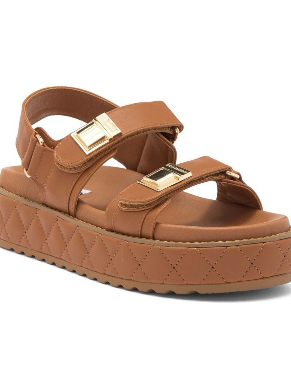 Steve Madden Tan Platform Sandals